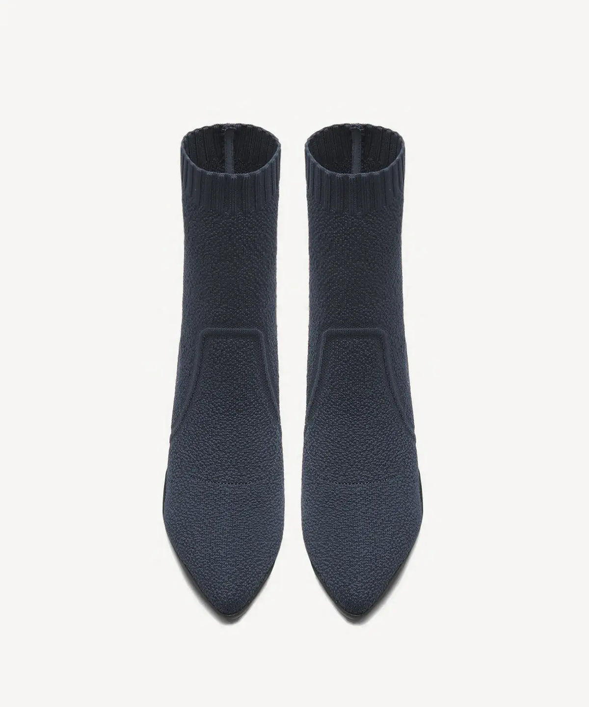 BelleVoyage Block Pointed Toe Sock Ankle Boot