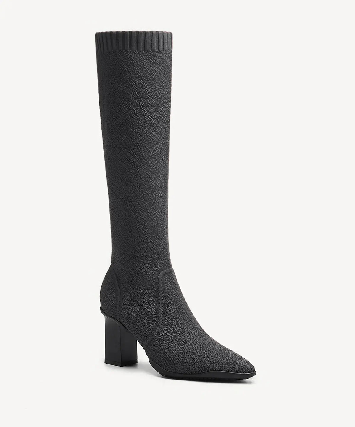 BelleVoyage Block Pointed Toe Heeled High Boot