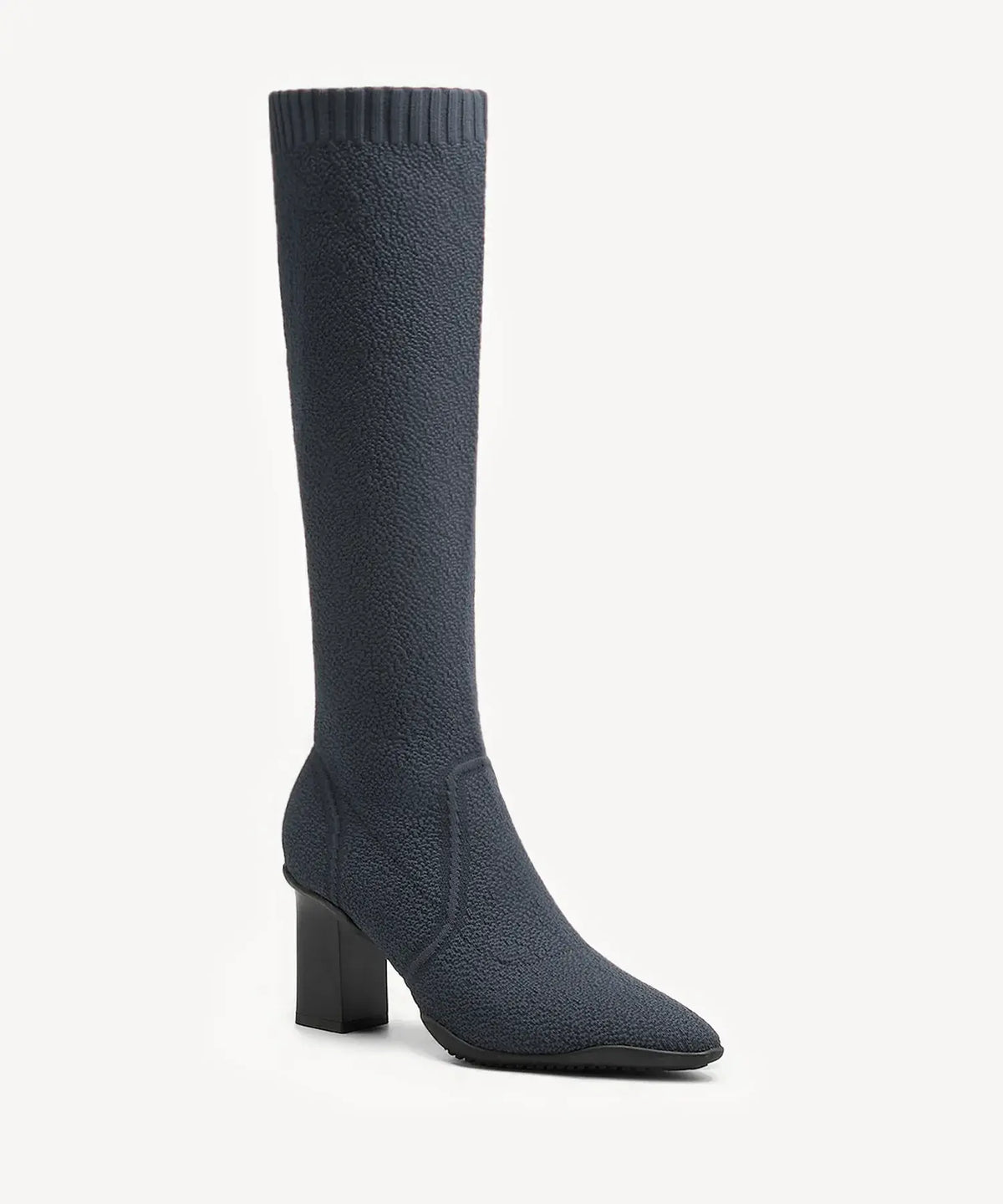 BelleVoyage Block Pointed Toe Heeled High Boot
