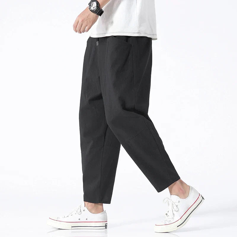 Pantalones cortos de lino de Katachi