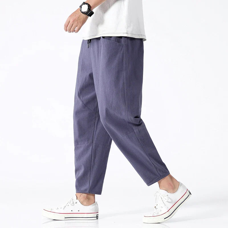 Pantalones cortos de lino de Katachi