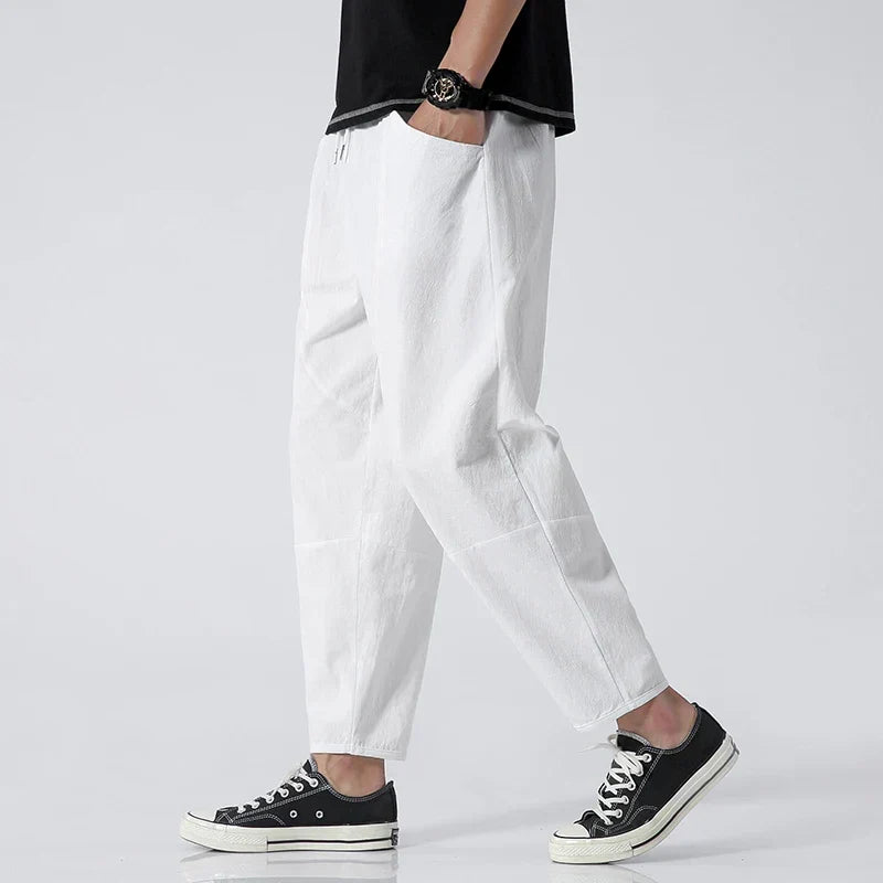 Pantalones cortos de lino de Katachi