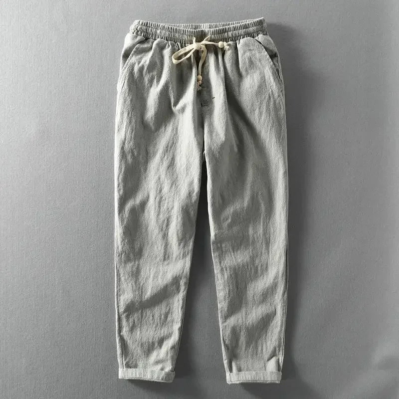 Pantalones de lino Harajuku