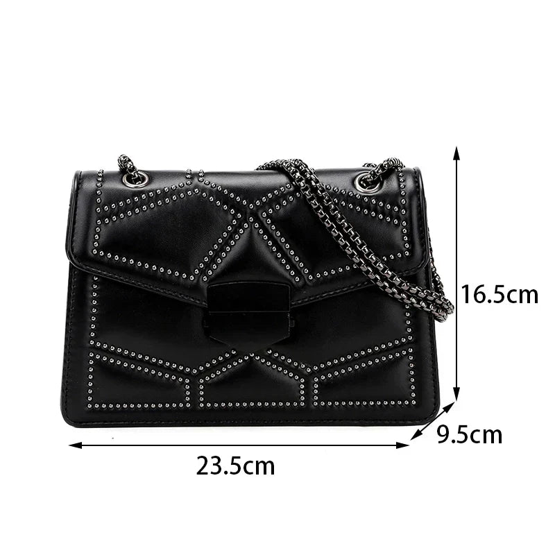Bolso de hombro elegante - Cuero de PU de moda