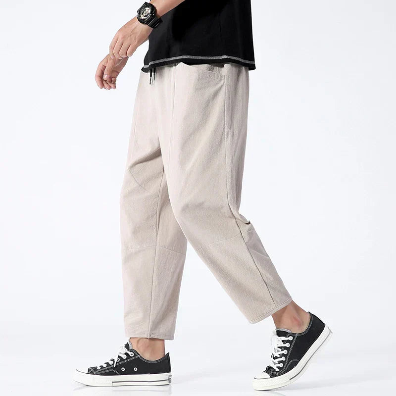 Pantalones cortos de lino de Katachi