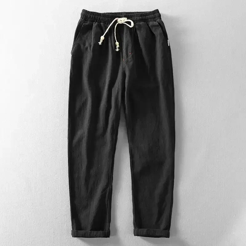 Pantalones de lino Harajuku
