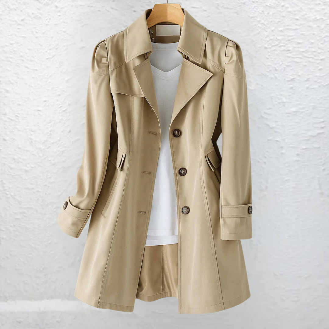 ABRIGO LARGO ELEGANTE PARA MUJER