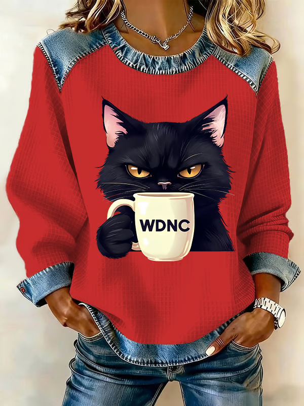 Women's  Retro Funny Proud Member Of Club We Do Not Care Menopause Perimenopause Print  Sweatshirt