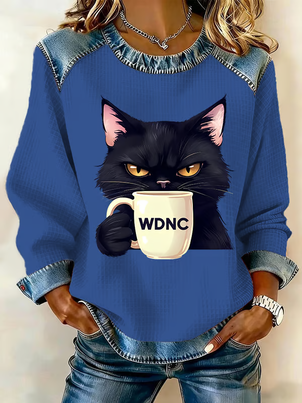 Women's  Retro Funny Proud Member Of Club We Do Not Care Menopause Perimenopause Print  Sweatshirt