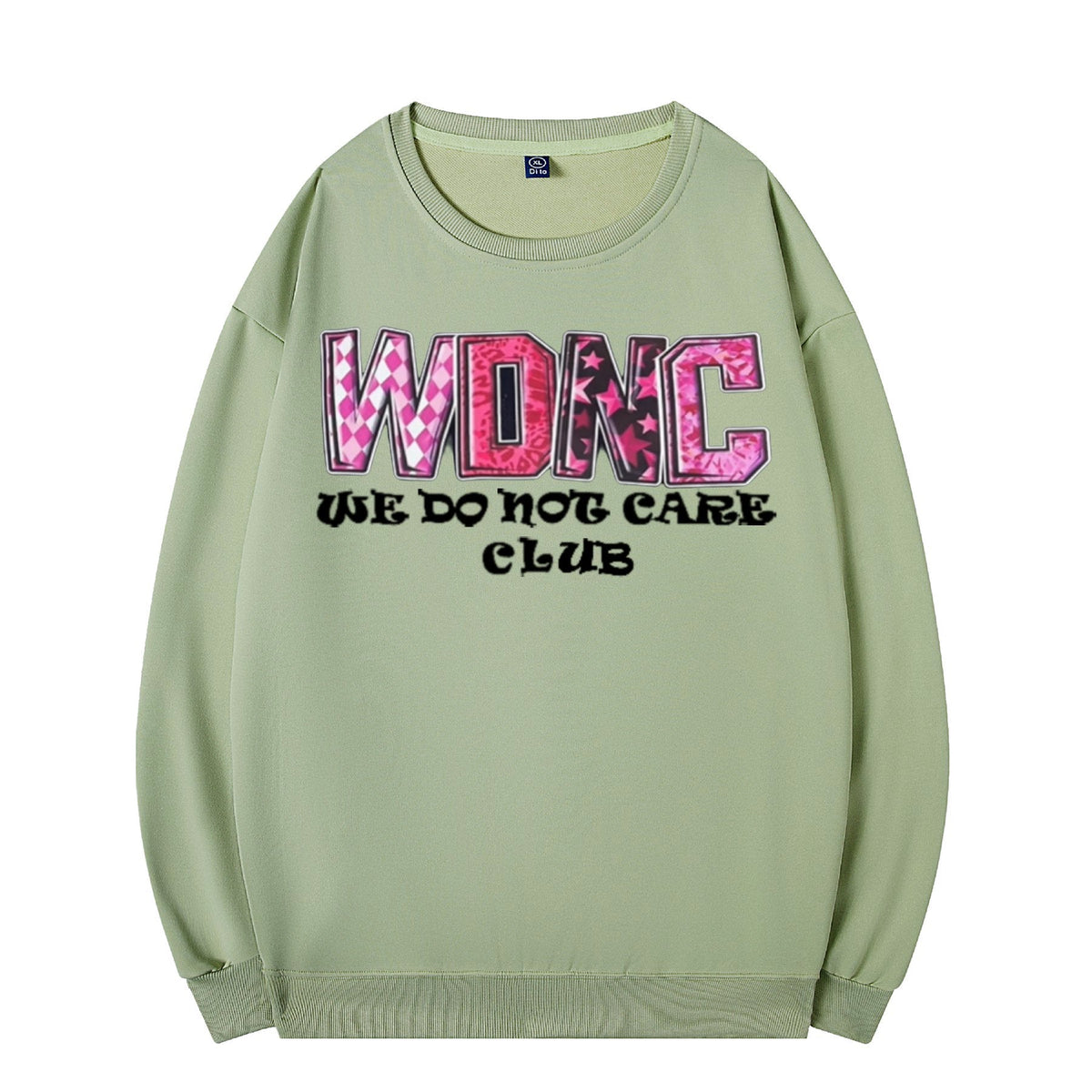 Women's Retro Funny Proud Member Of Club We Do Not Care Menopause Perimenopause Print sweatshirt