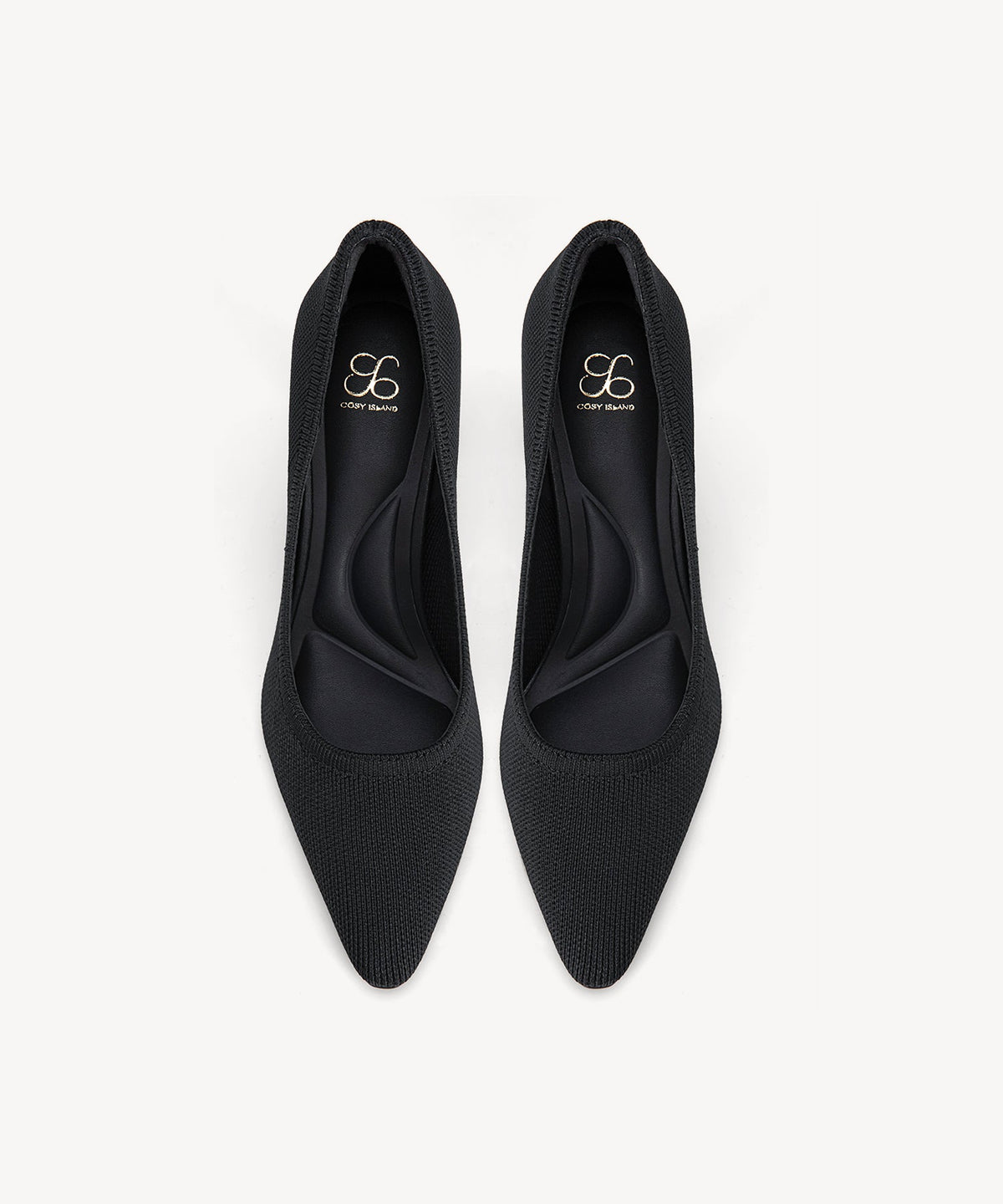 SerenTouch Pointed Toe Heeled Pump