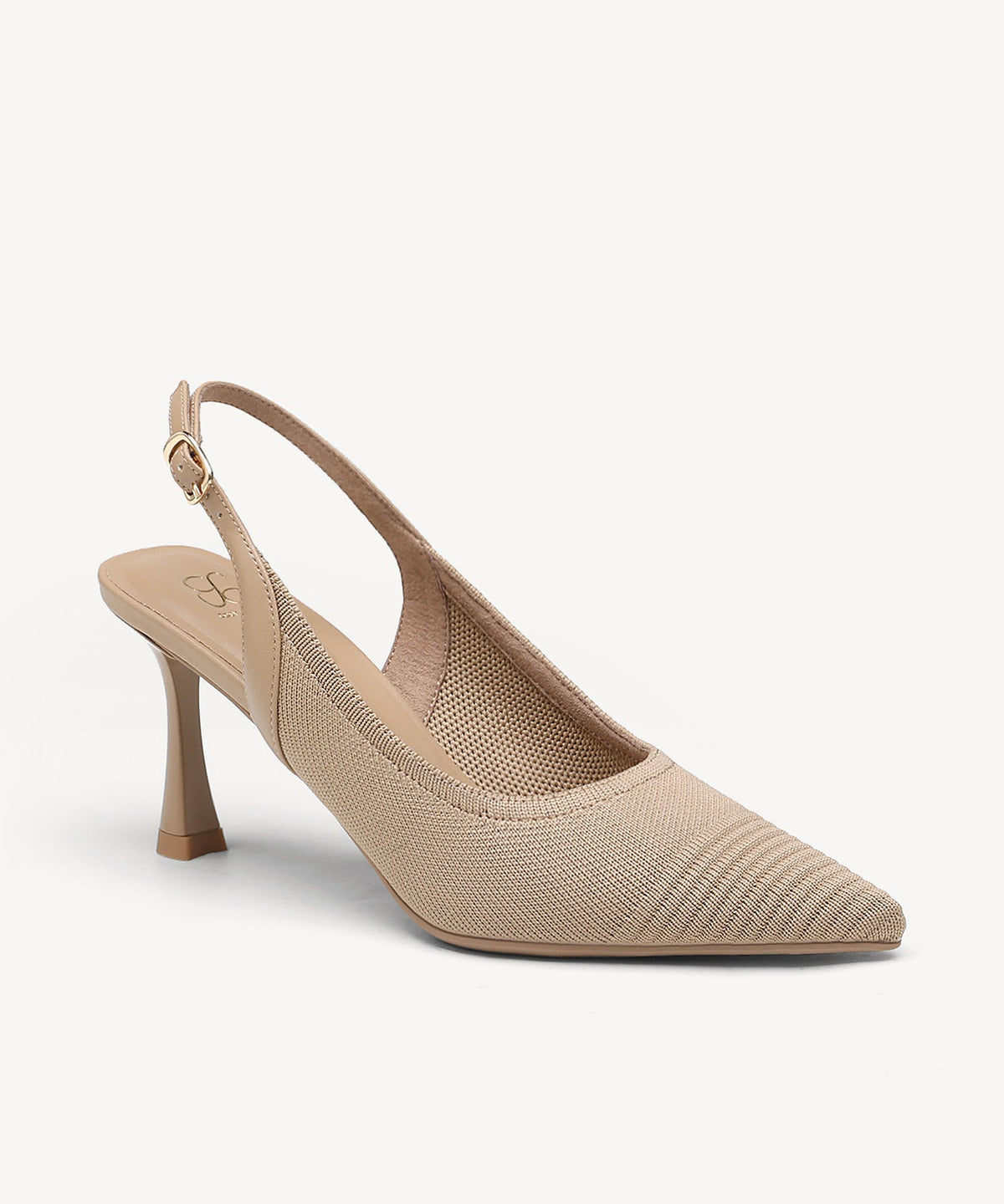 Elegant Ligne Pointed Toe Heeled Slingback