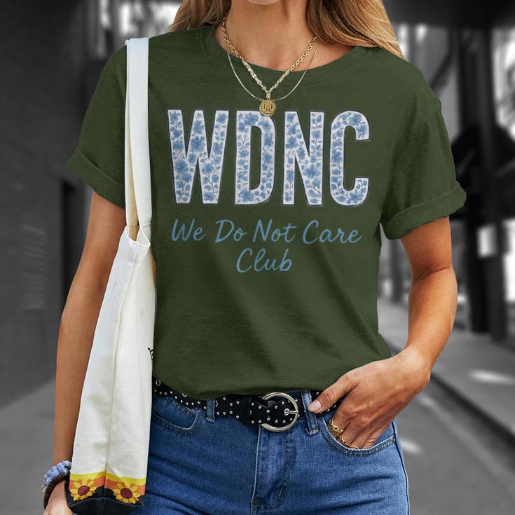 Women's Wdnc We Do Not Care Club T-Shirt