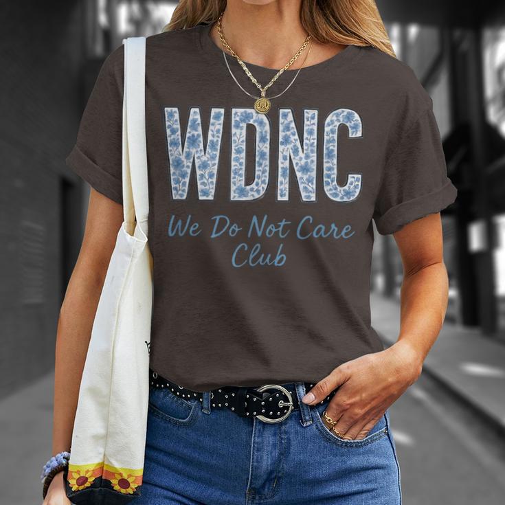 Women's Wdnc We Do Not Care Club T-Shirt