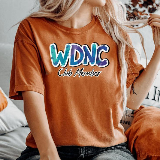 Wdnc Club Member We Do Not Care Menopause Graphic For Women Women's Oversized Comfort T-Shirt