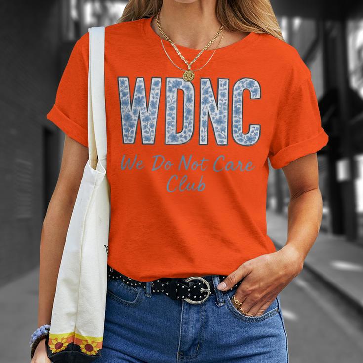 Women's Wdnc We Do Not Care Club T-Shirt