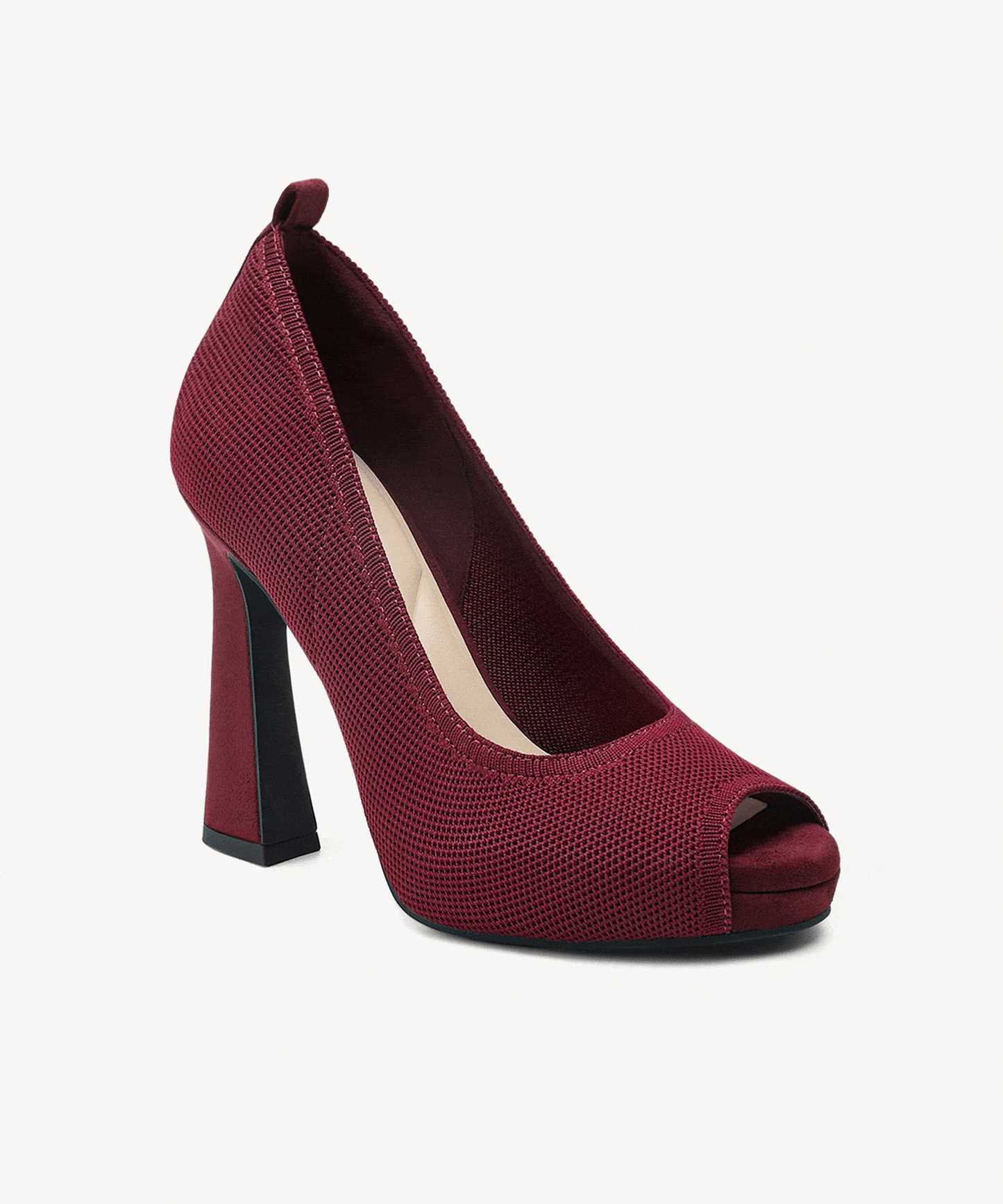 PowerWalk Peep-toe Heeled Pump