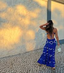 VESTIDO ANISSA  AZUL