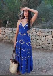 VESTIDO ANISSA  AZUL