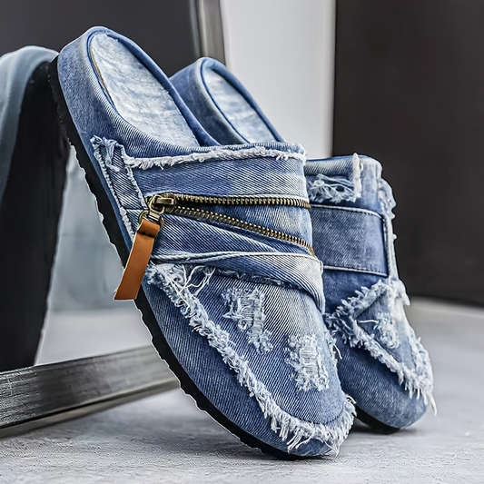Harlow Denim Mules
