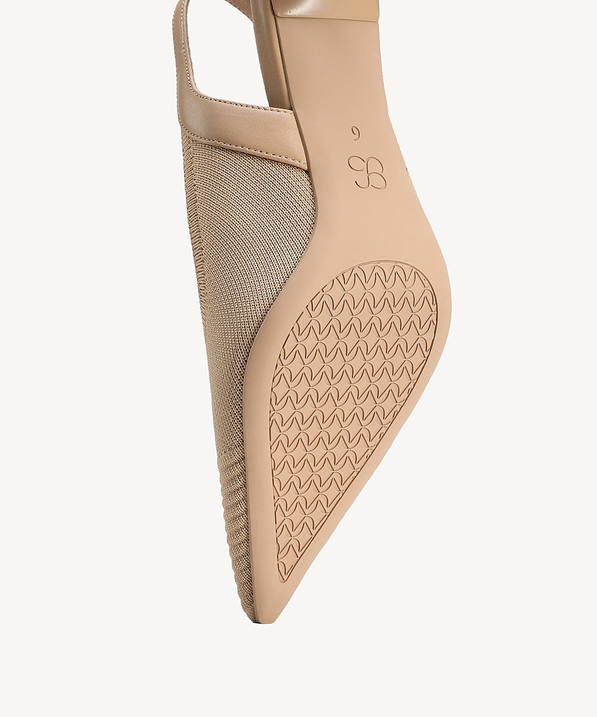 Elegant Ligne Pointed Toe Heeled Slingback