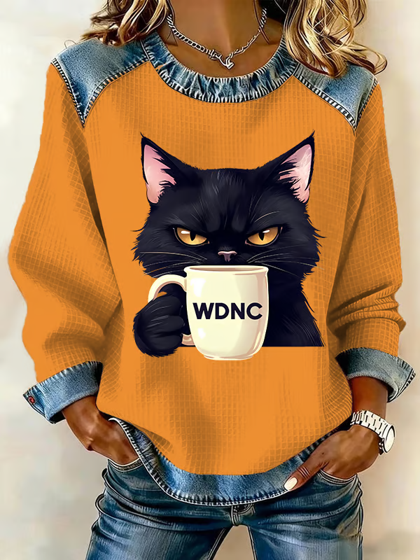 Women's  Retro Funny Proud Member Of Club We Do Not Care Menopause Perimenopause Print  Sweatshirt