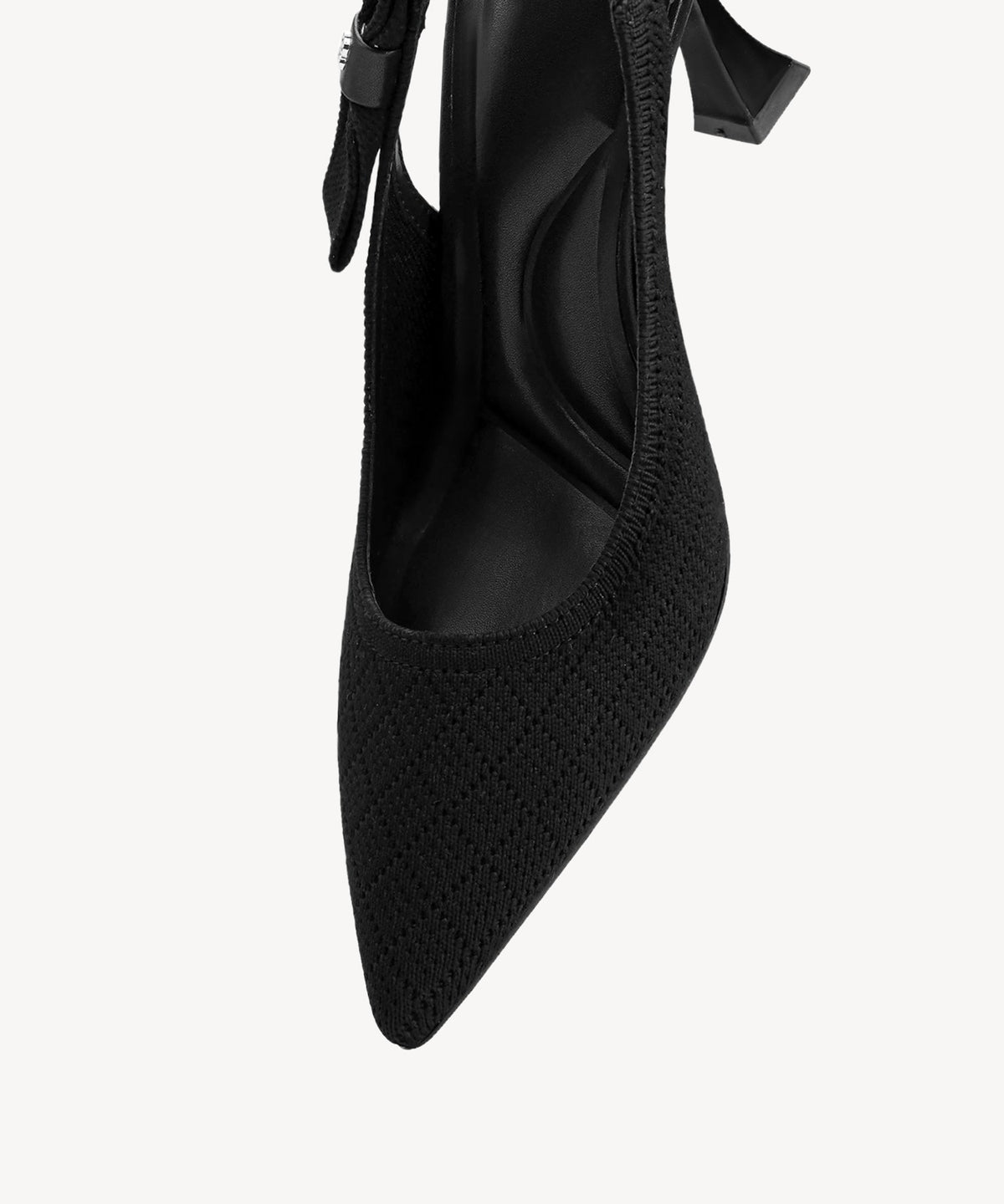 EverLush Bowknot Pointed Toe Heeled Slingback