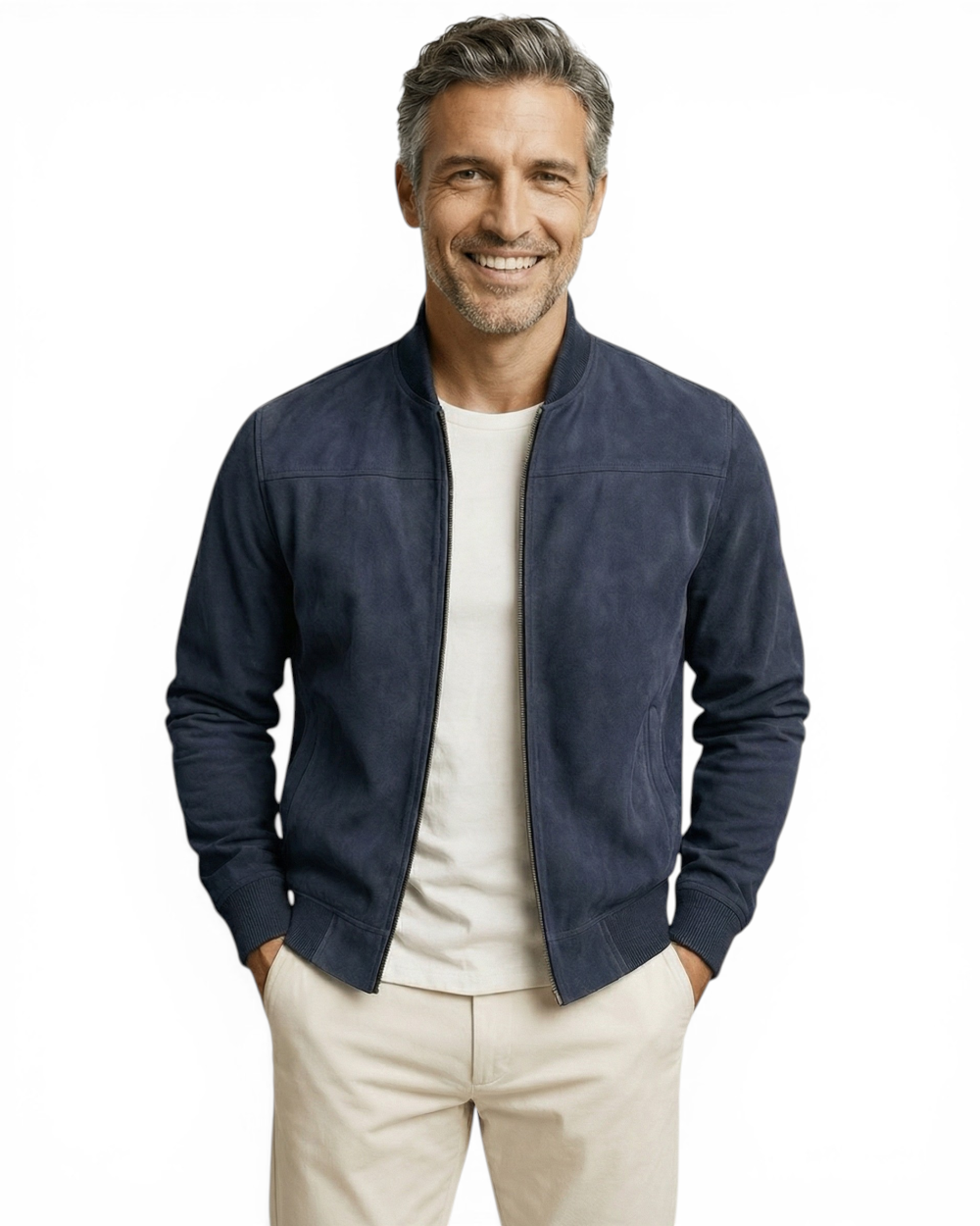 Mario | Chaqueta Efecto Ante