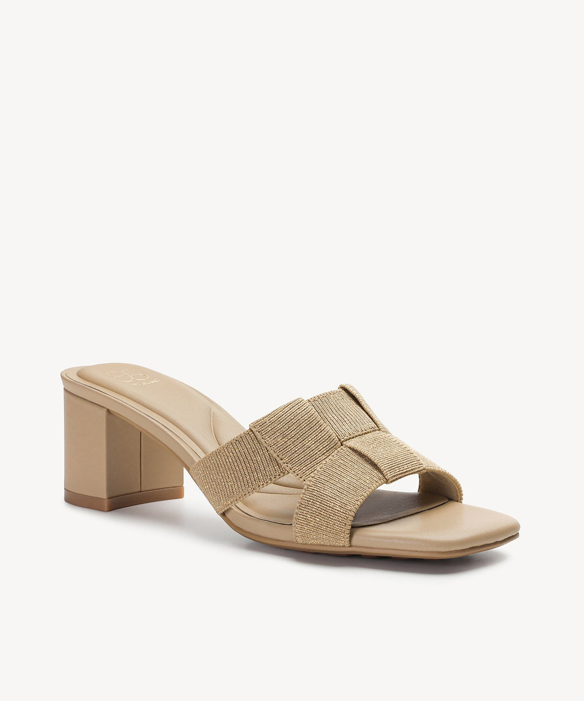 PebbleGrace Woven Block Heeled Sandal