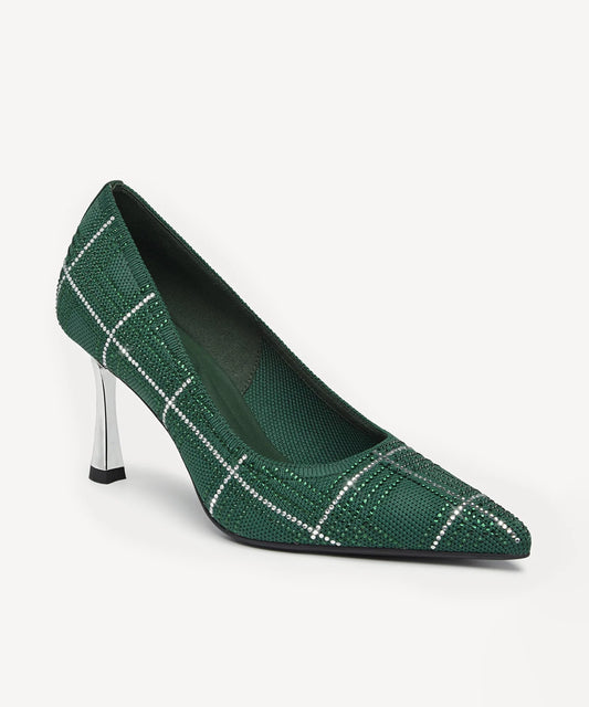 EternalPace Diamond Pointed Toe Heeled Pump