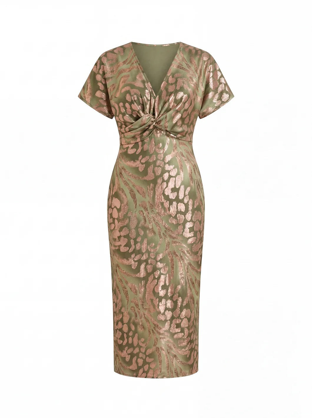 Vestido Mercedes – Elegancia luminosa que realza tu figura