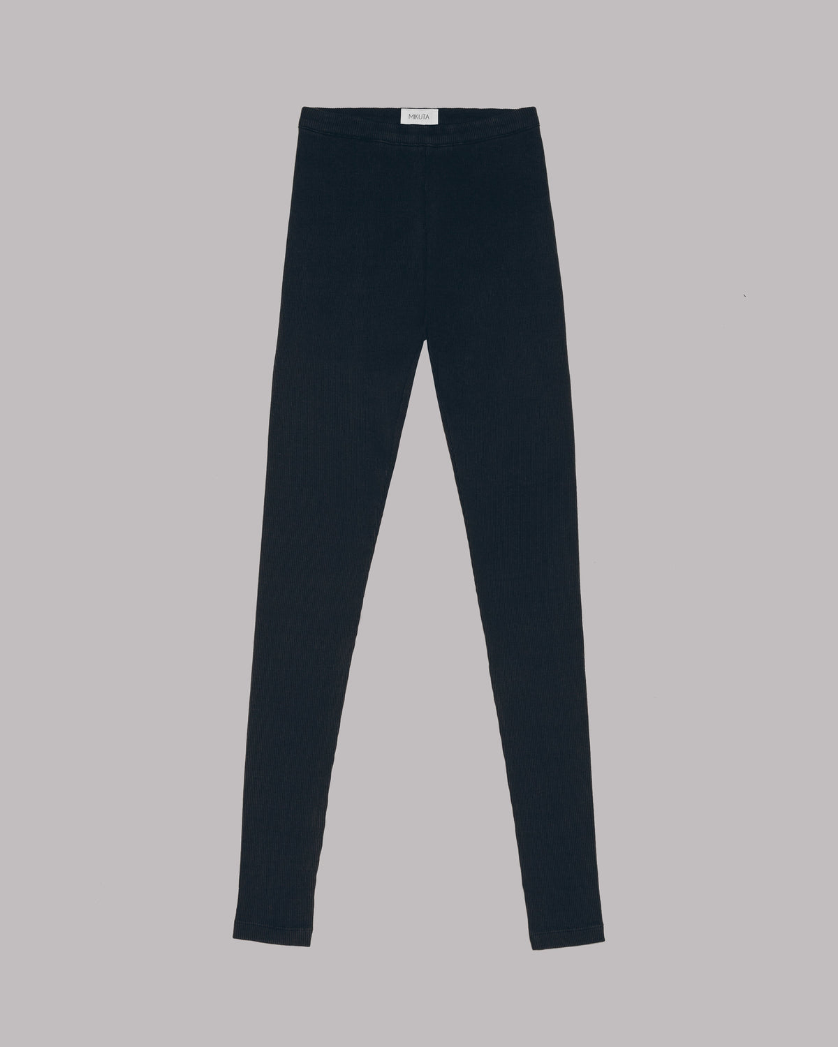 The Black Ribbed Leggings