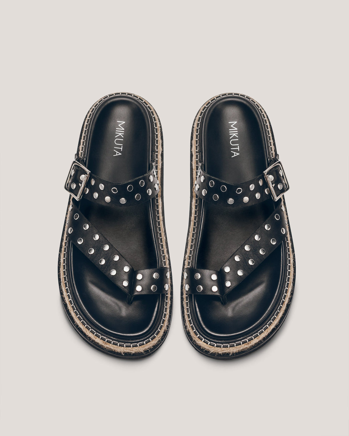 The Black Chunky Sandals