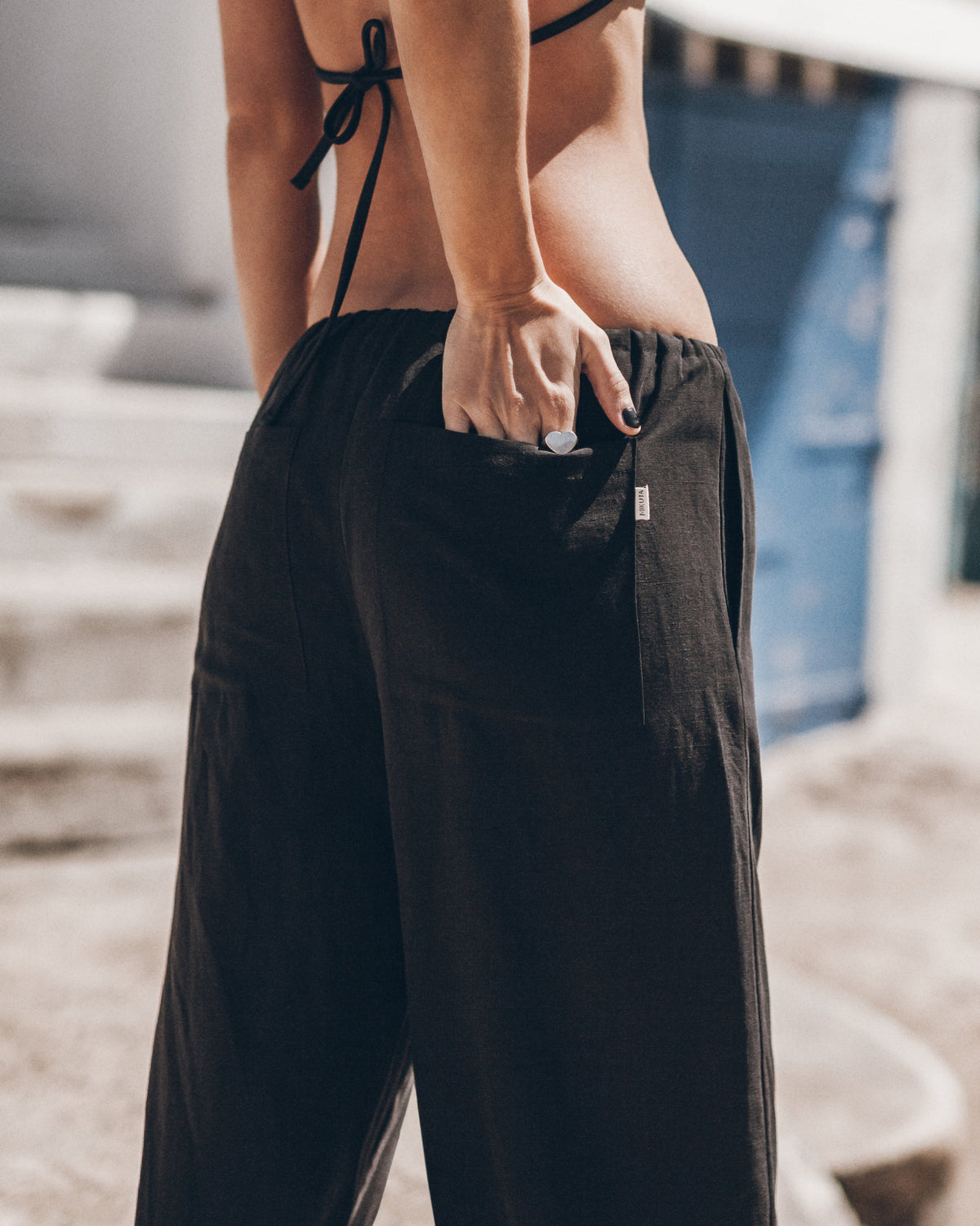 The Black Cropped Pants