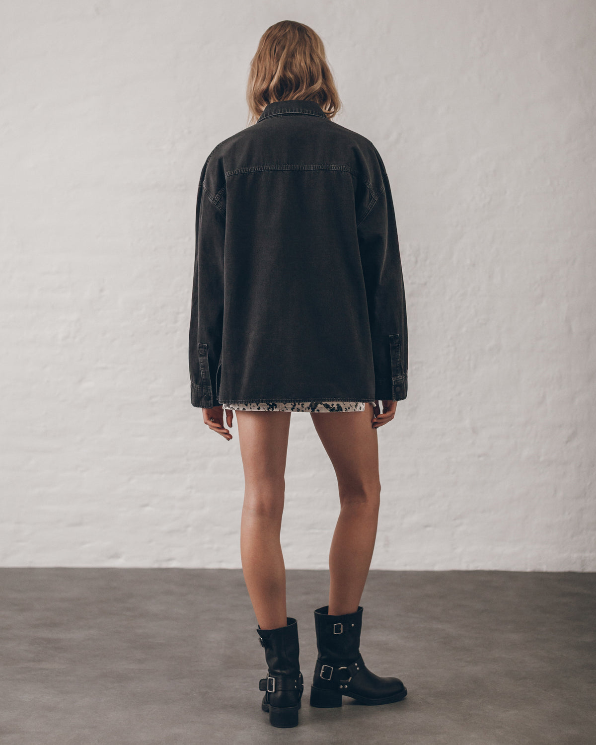 The Black Denim Overshirt