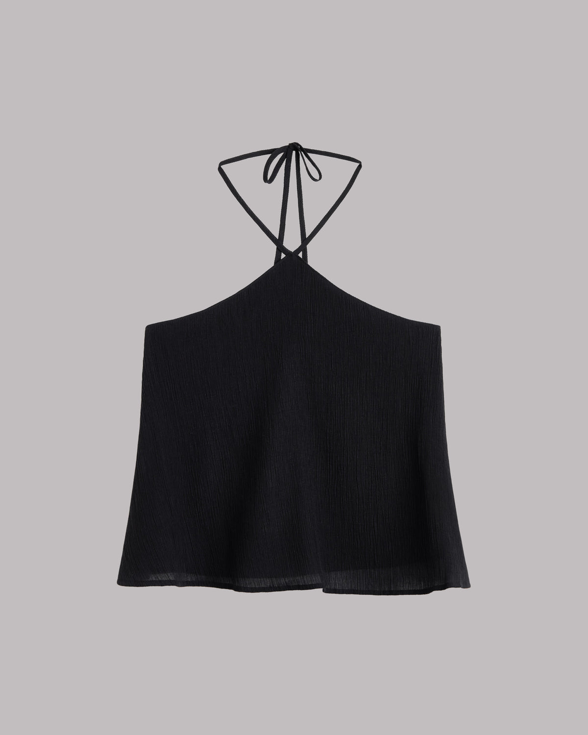 The Black Halterneck Top