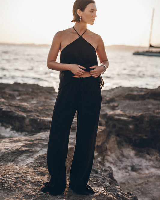 The Black Flowy Pants