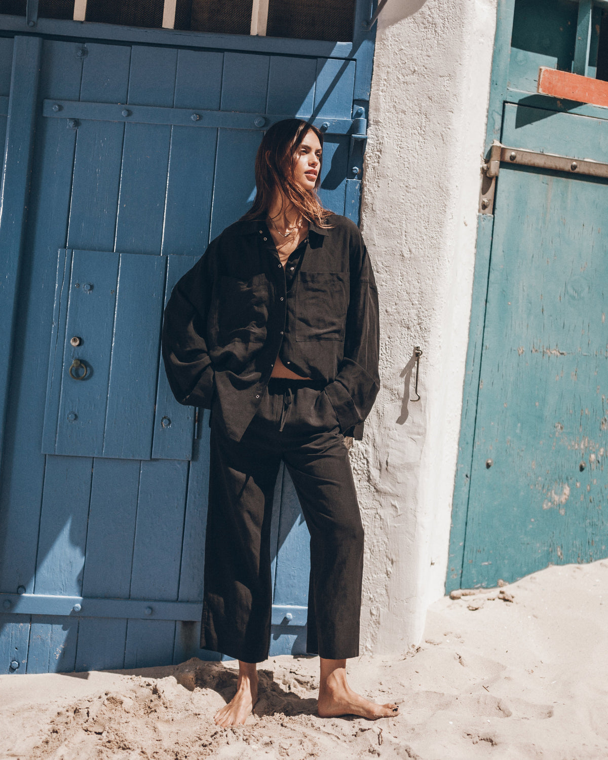 The Black Cropped Pants