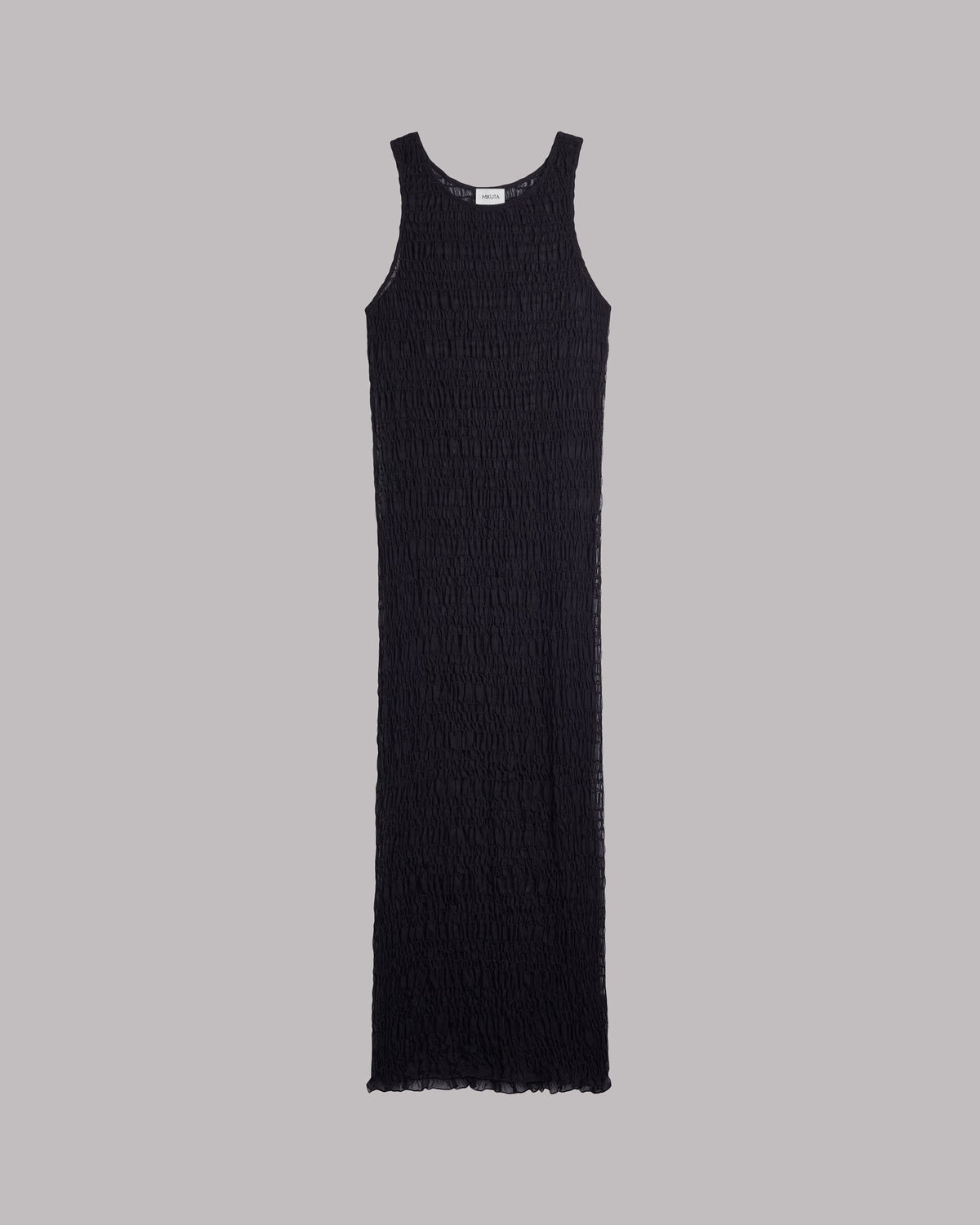 The Black Long Sheer Dress