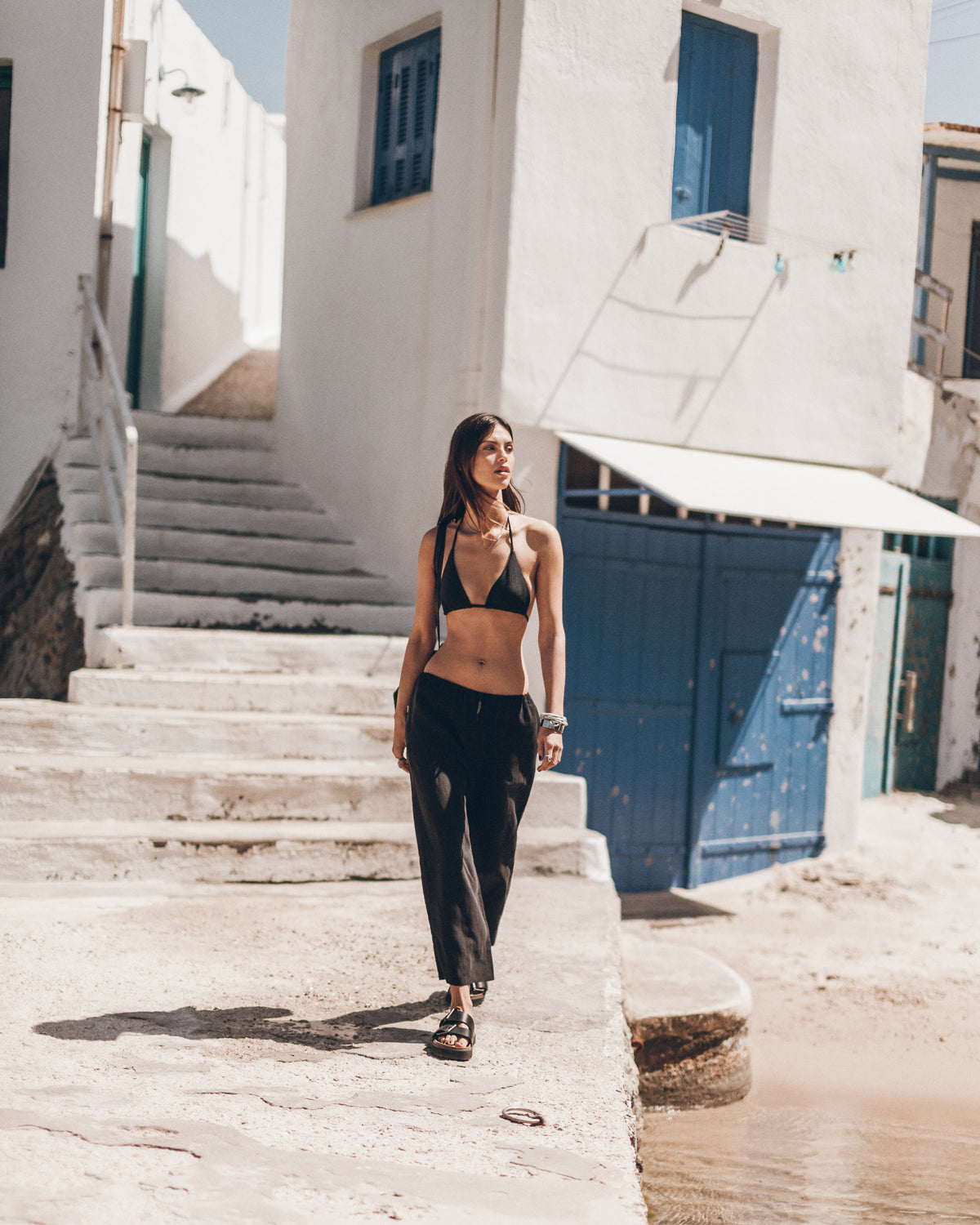 The Black Cropped Pants