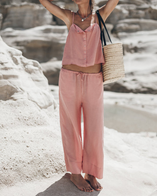 The Blush Cropped Pants