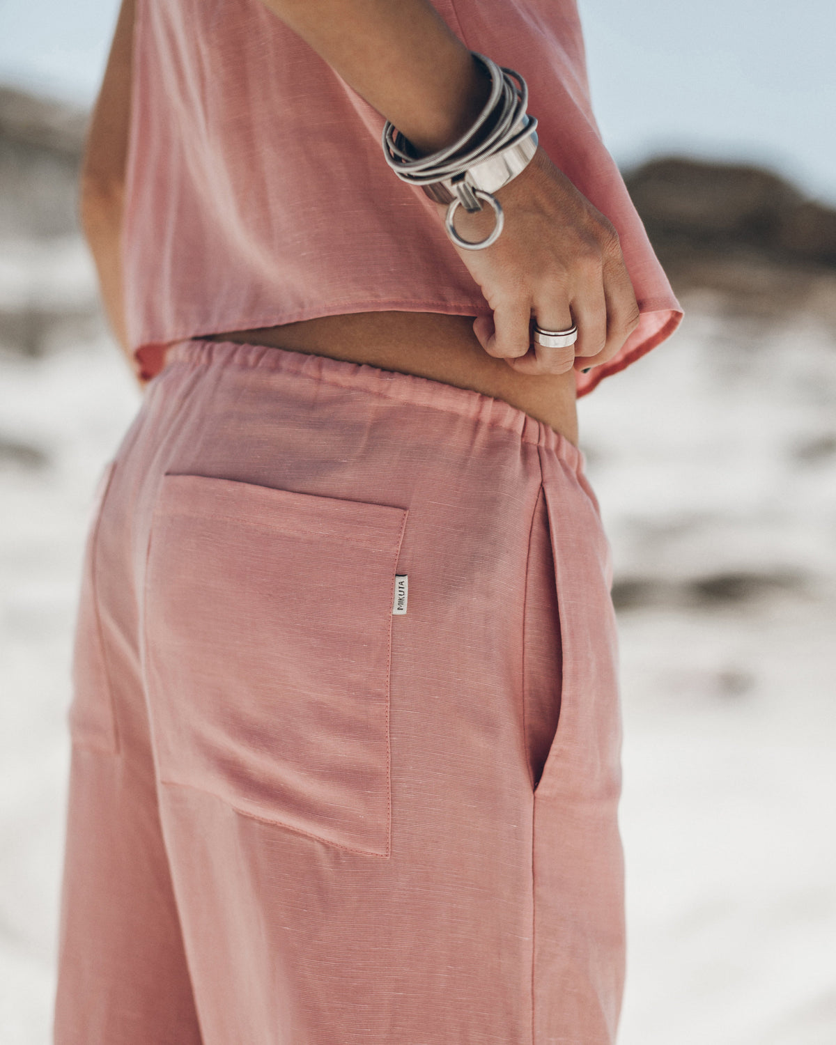 The Blush Cropped Pants