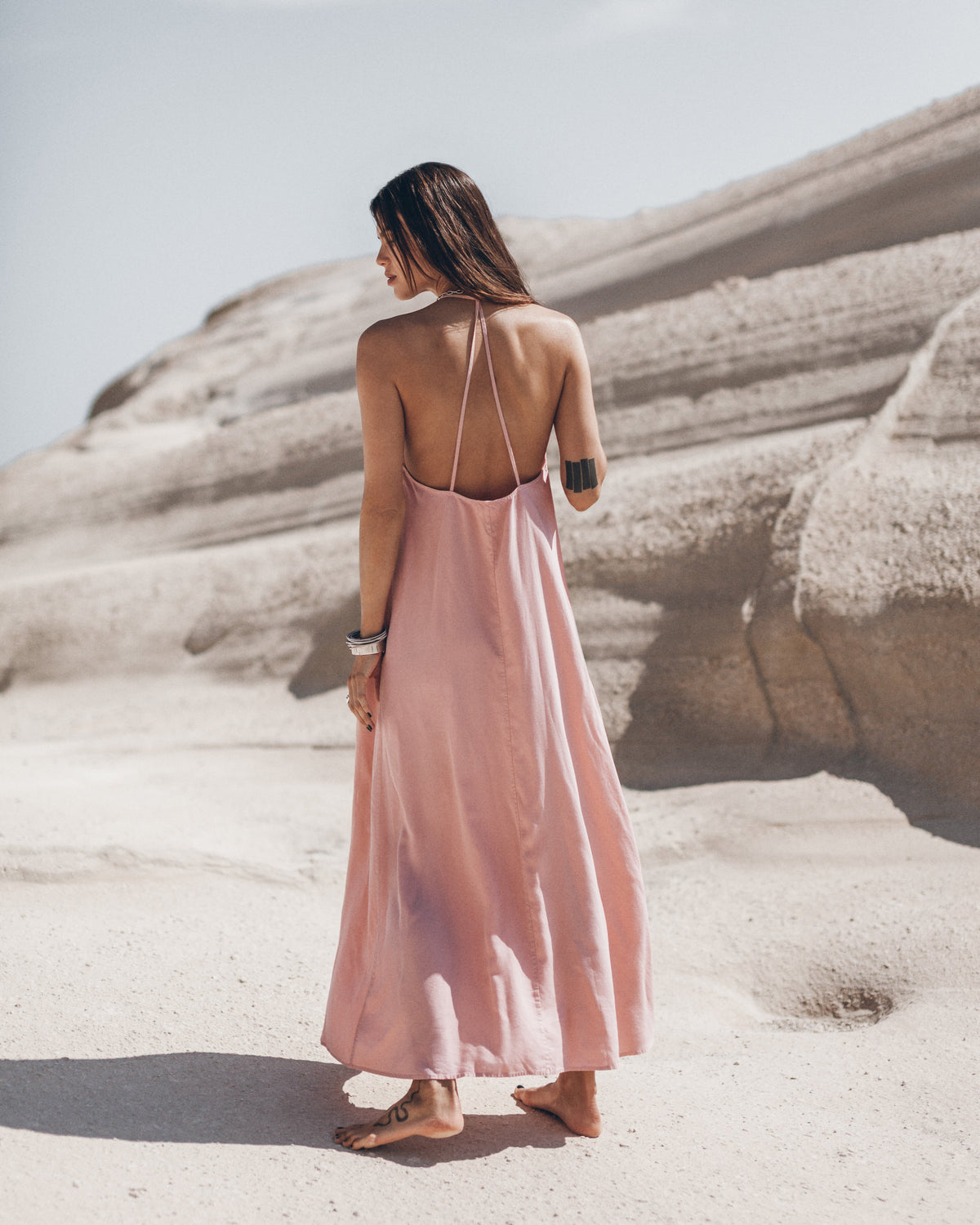 The Blush Long Beach Dress
