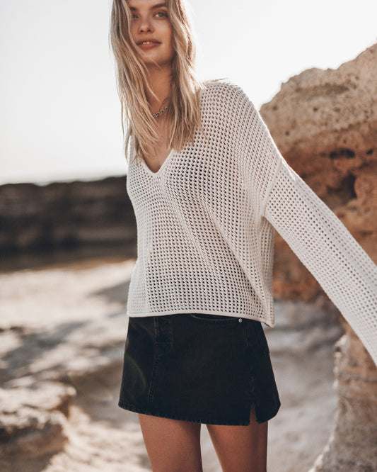 The Crochet Knit Sweater