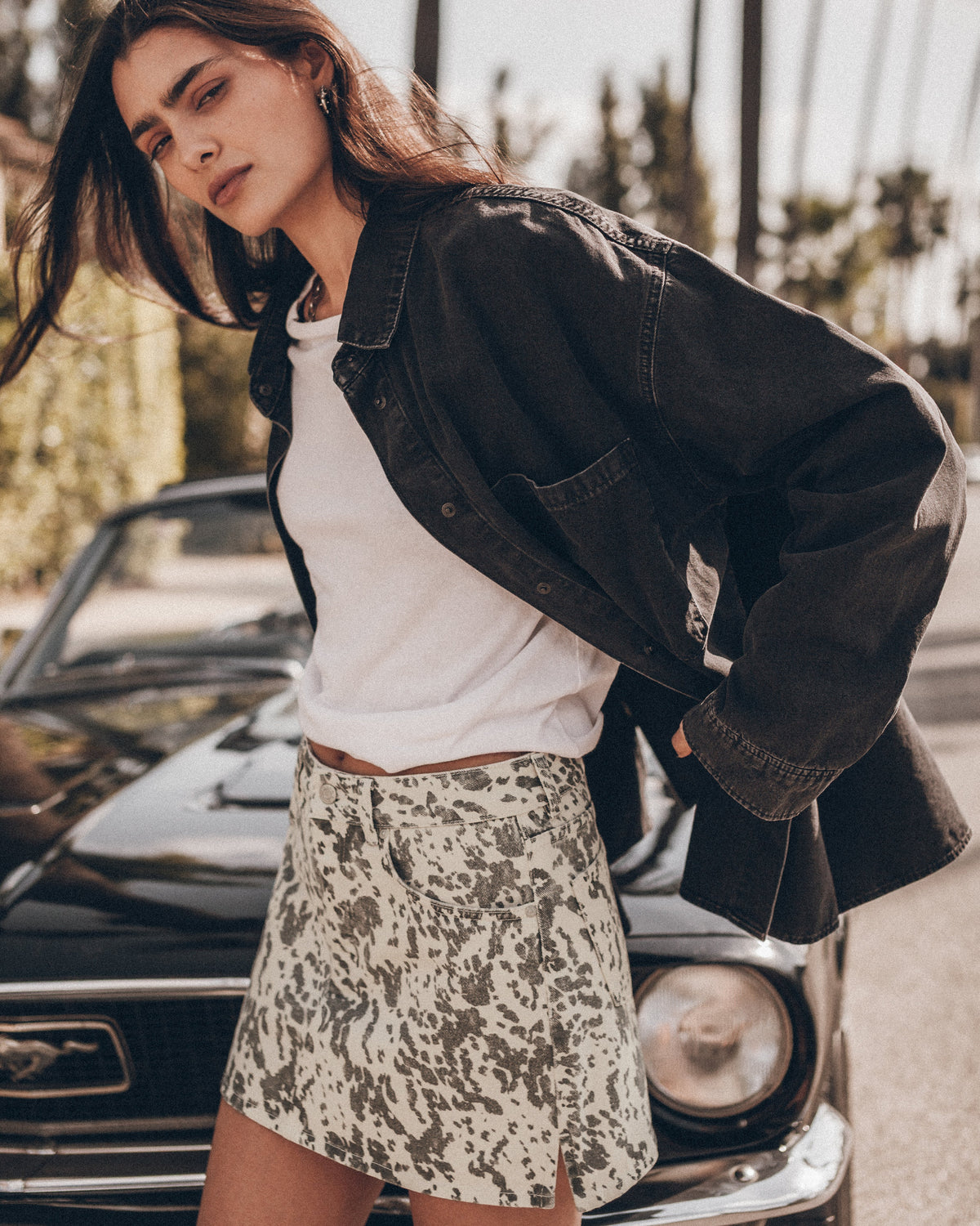The Black Denim Overshirt