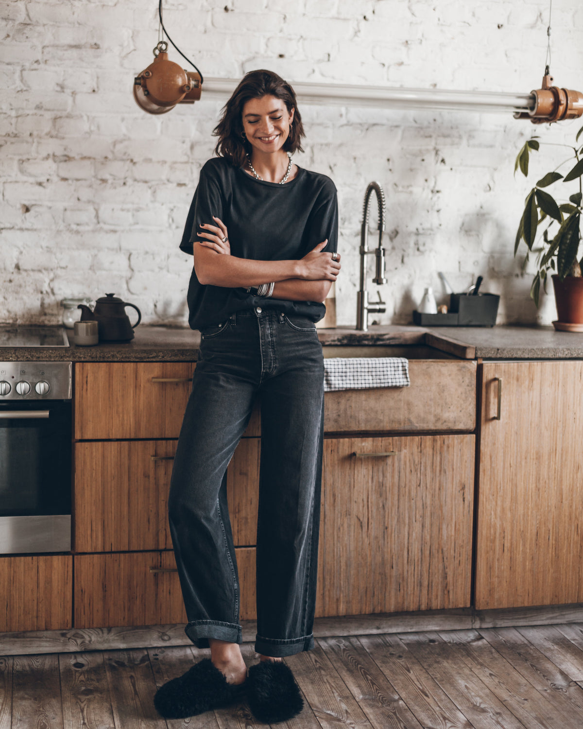 The Black Baggy Jeans