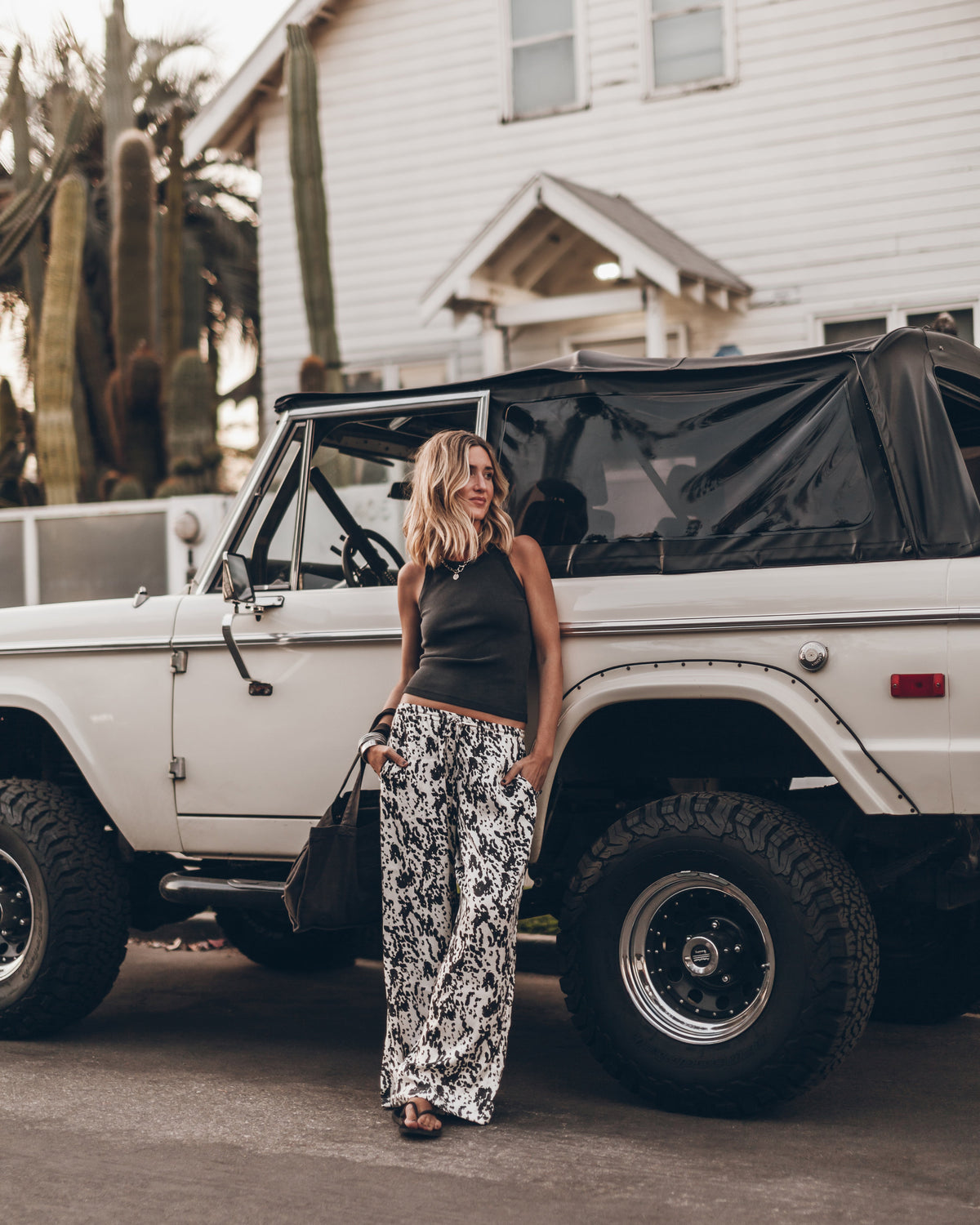 The Dalmatian Flowy Pants