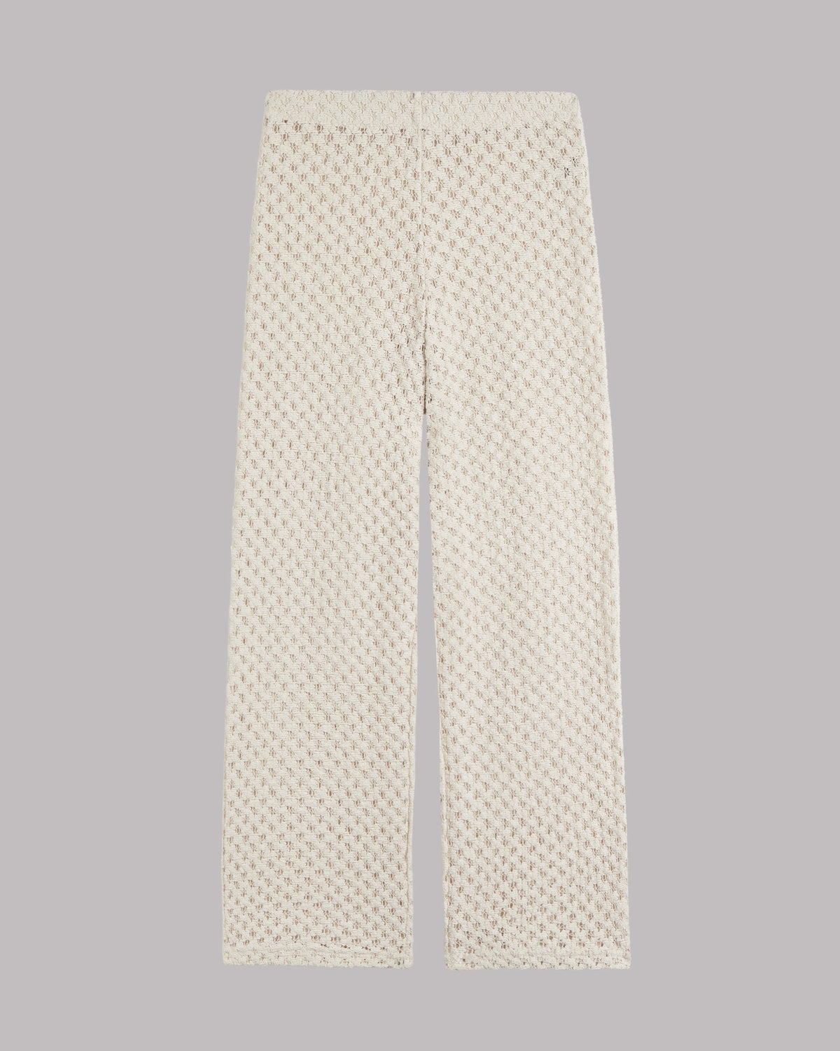 The Ecru Crochet Pants