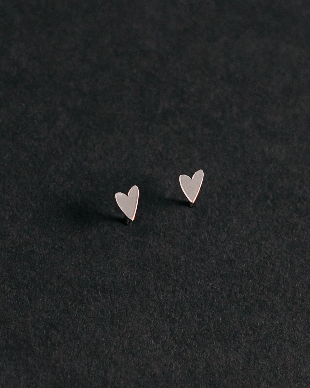 The Heart Stud Earrings