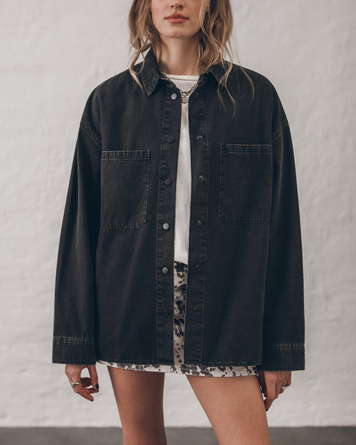 The Black Denim Overshirt